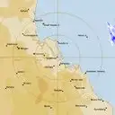 Live Gladstone Weather Radar - 128km - Rain Rate