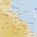 Live Gladstone Weather Radar - 128km - Rain Rate