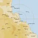 Live Gladstone Weather Radar - 128km - Rain Rate