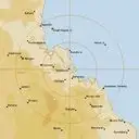 Live Gladstone Weather Radar - 128km - Rain Rate