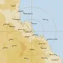 Live Gladstone Weather Radar - 128km - Rain Rate