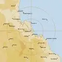 Live Gladstone Weather Radar - 128km - Rain Rate