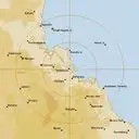 Live Gladstone Weather Radar - 128km - Rain Rate