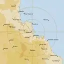 Live Gladstone Weather Radar - 128km - Rain Rate