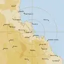 Live Gladstone Weather Radar - 128km - Rain Rate