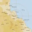 Live Gladstone Weather Radar - 128km - Rain Rate