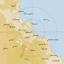 Live Gladstone Weather Radar - 128km - Rain Rate