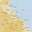 Live Gladstone Weather Radar - 128km - Rain Rate