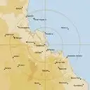 Live Gladstone Weather Radar - 128km - Rain Rate