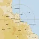 Live Gladstone Weather Radar - 128km - Rain Rate