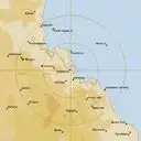 Live Gladstone Weather Radar - 128km - Rain Rate