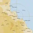 Live Gladstone Weather Radar - 128km - Rain Rate