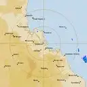 Live Gladstone Weather Radar - 128km - Rain Rate