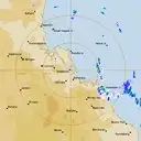 Live Gladstone Weather Radar - 128km - Rain Rate