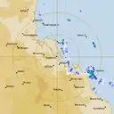 Live Gladstone Weather Radar - 128km - Rain Rate