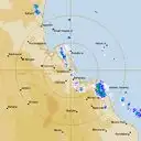 Live Gladstone Weather Radar - 128km - Rain Rate