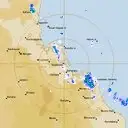 Live Gladstone Weather Radar - 128km - Rain Rate