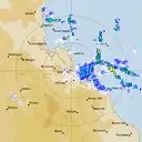 Live Gladstone Weather Radar - 128km - Rain Rate