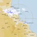 Live Gladstone Weather Radar - 128km - Rain Rate