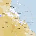 Live Gladstone Weather Radar - 128km - Rain Rate