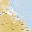 Live Gladstone Weather Radar - 128km - Rain Rate