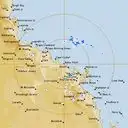 Live Bowen Weather Radar - 256km - Rain Rate