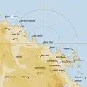 Live Bowen Weather Radar - 128km - Rain Rate