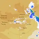 Live Alice Springs Weather Radar - 128km - Rain Rate