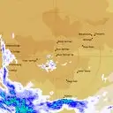 Live Alice Springs Weather Radar - 128km - Rain Rate