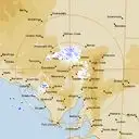 Live Woomera Weather Radar - 512km - Rain Rate