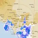 Live Woomera Weather Radar - 512km - Rain Rate
