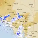 Live Woomera Weather Radar - 512km - Rain Rate