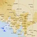 Live Woomera Weather Radar - 512km - Rain Rate