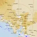 Live Woomera Weather Radar - 512km - Rain Rate
