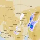 Live Woomera Weather Radar - 256km - Rain Rate