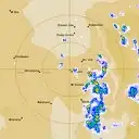Live Woomera Weather Radar - 128km - Rain Rate