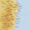 Live Grafton Weather Radar - 256km - Rain Rate
