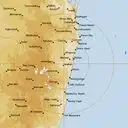 Live Grafton Weather Radar - 256km - Rain Rate