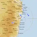 Live Grafton Weather Radar - 256km - Rain Rate
