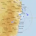 Live Grafton Weather Radar - 256km - Rain Rate