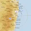 Live Grafton Weather Radar - 256km - Rain Rate
