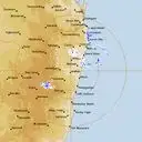Live Grafton Weather Radar - 256km - Rain Rate