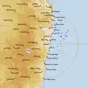 Live Grafton Weather Radar - 256km - Rain Rate