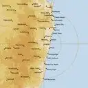 Live Grafton Weather Radar - 256km - Rain Rate