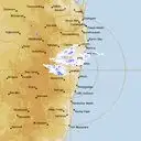 Live Grafton Weather Radar - 256km - Rain Rate