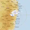 Live Grafton Weather Radar - 256km - Rain Rate