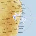 Live Grafton Weather Radar - 256km - Rain Rate