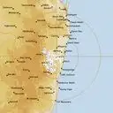 Live Grafton Weather Radar - 256km - Rain Rate