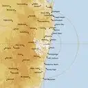 Live Grafton Weather Radar - 256km - Rain Rate