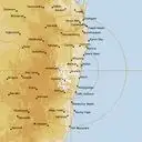 Live Grafton Weather Radar - 256km - Rain Rate